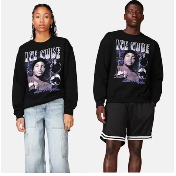 Ice Cube Other - Ice Cube South Central Los Angeles Long Sleeve Shirt Black Large Streetwear